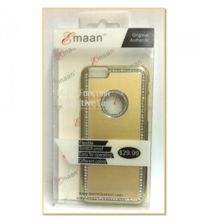 EMAAN - Luxury Diamond Crystal Rhinestone Bling Hard Case Cover For Apple iPhone 6 4.7" - GOLDEN